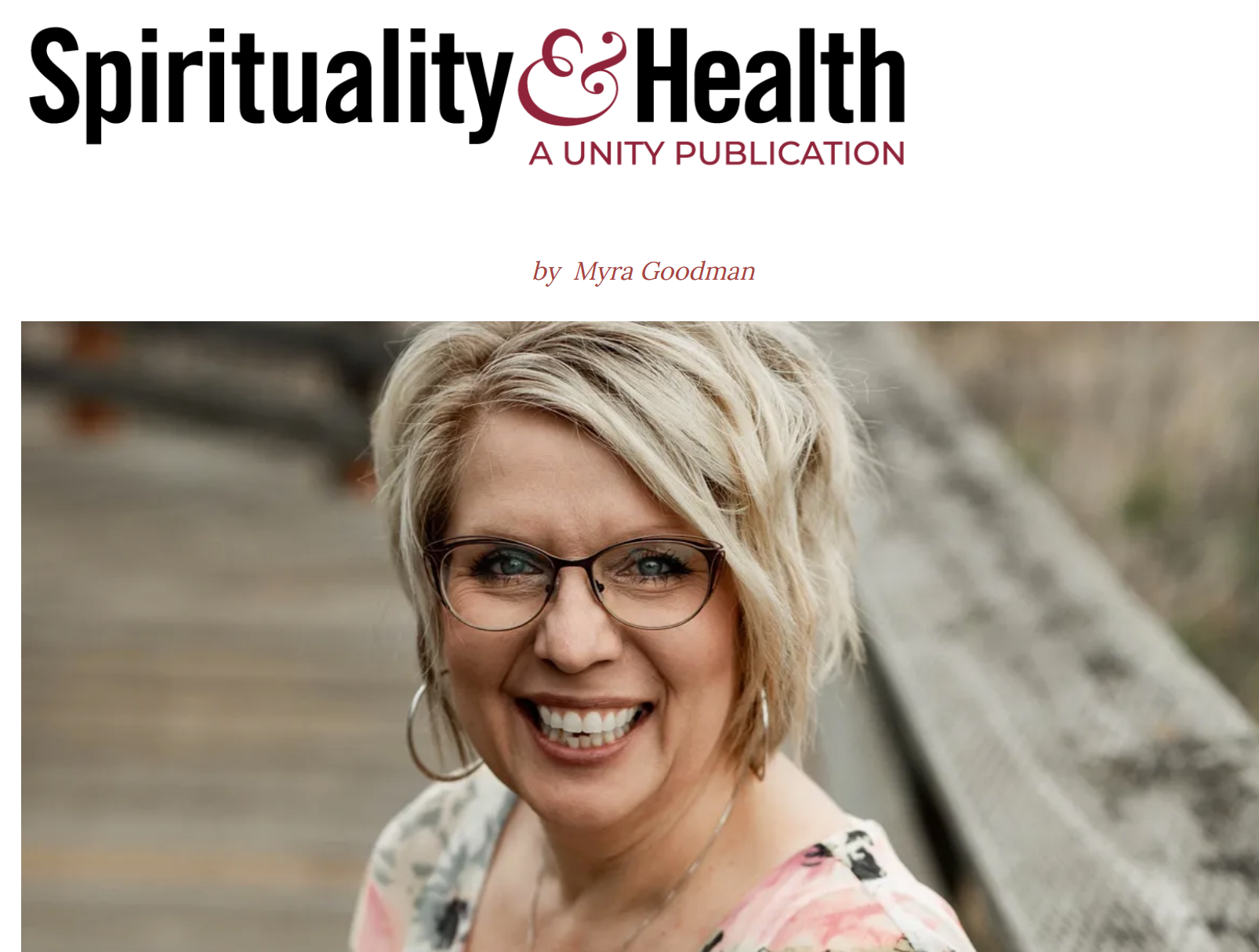 Bonnie Wirth featured in Spirituality & Health Magazine