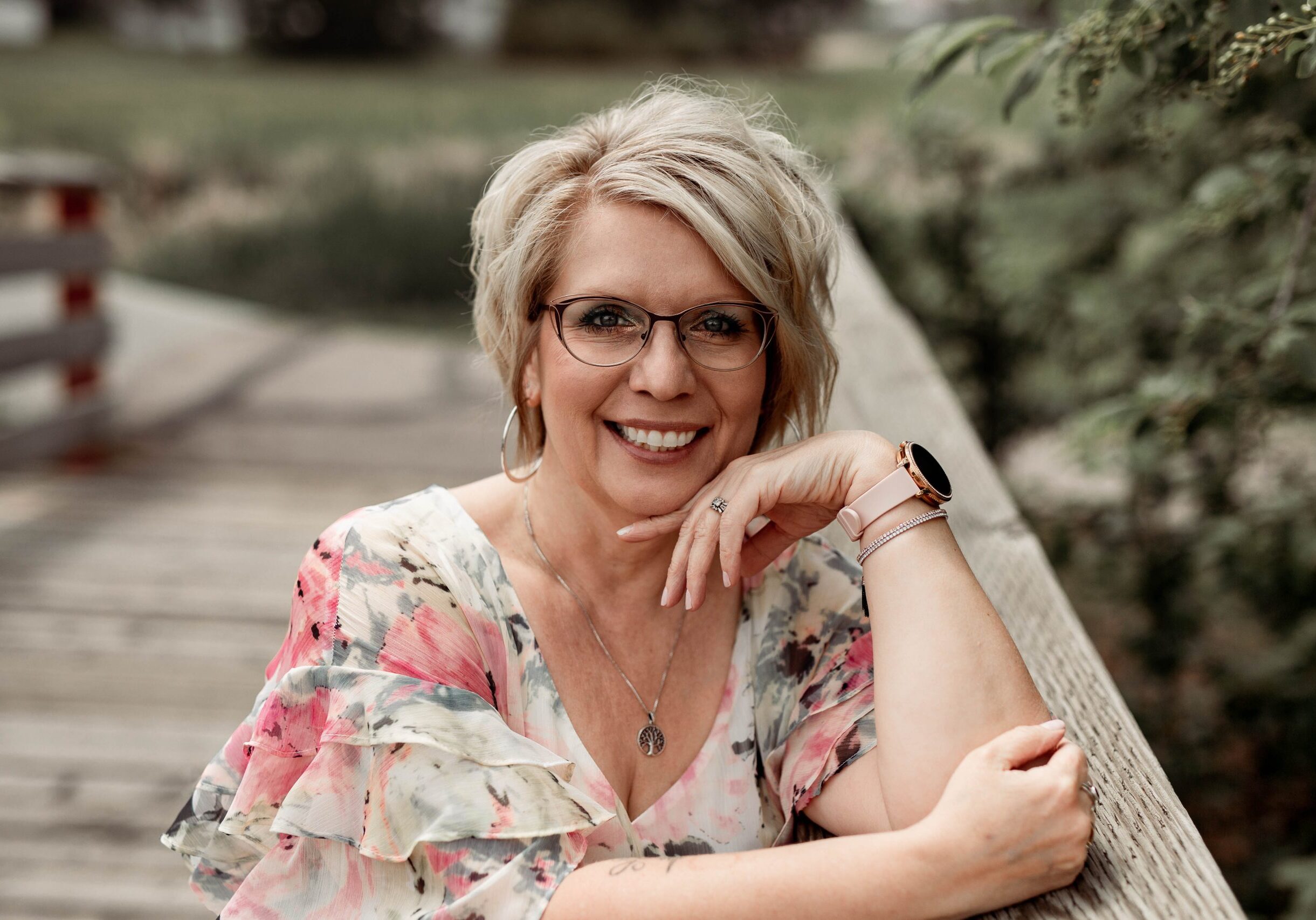 Downtown Edmonton Sunset Rooftop Couples Session