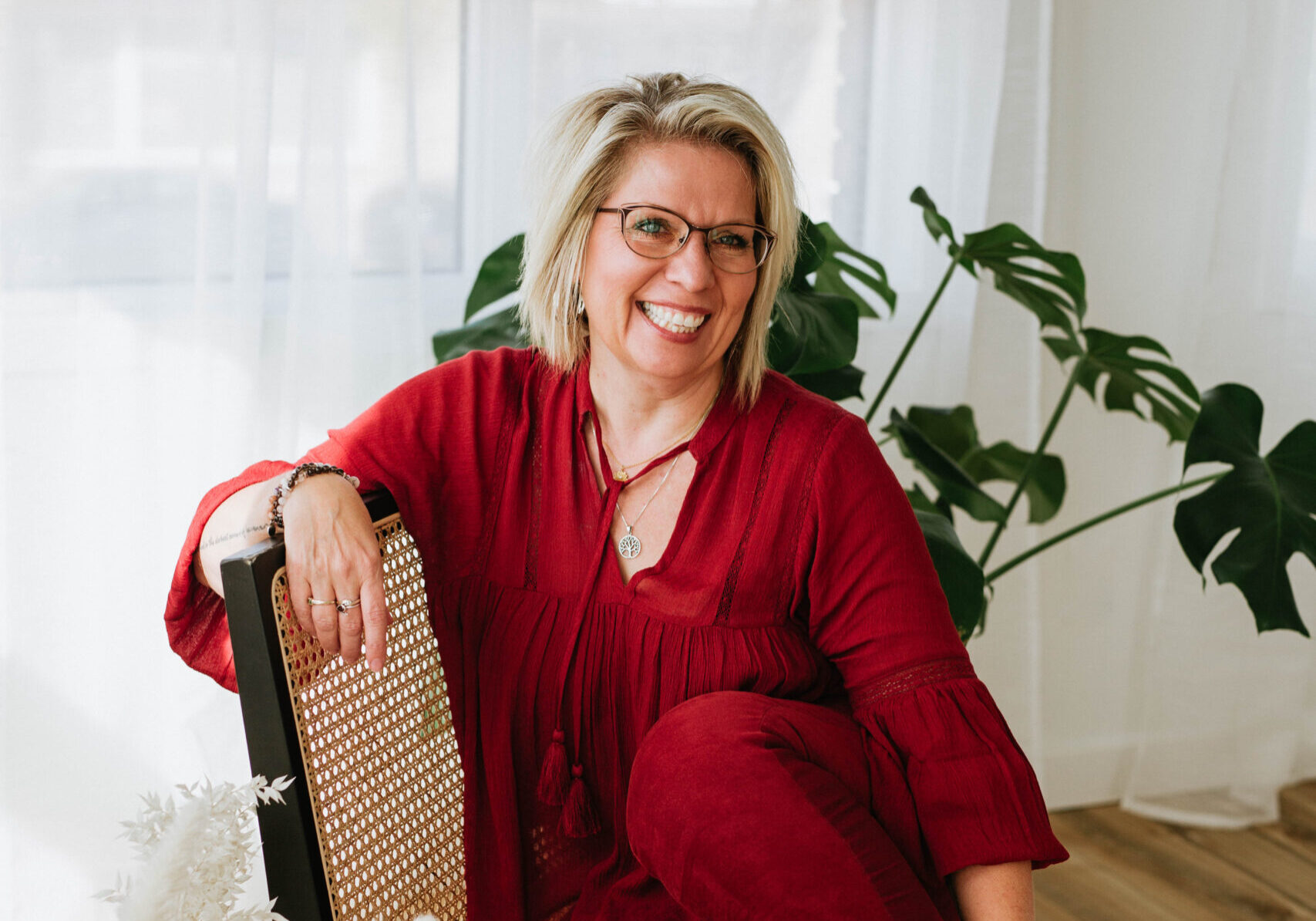 Professional portrait of Bonnie Wirth, mentor for conscious leaders and higher identity alignment.
