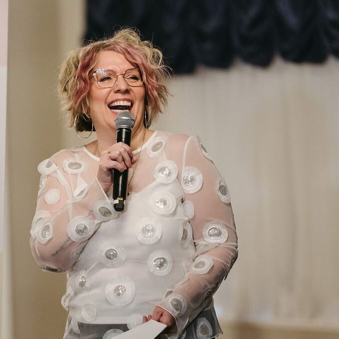 Bonnie Wirth takes stage at the Elevated Life Conference capturing joy, alignment, and confidence
